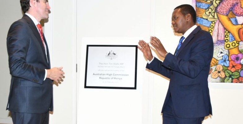 Australia has opened a new Australian High Commission Ofices in Nairobi